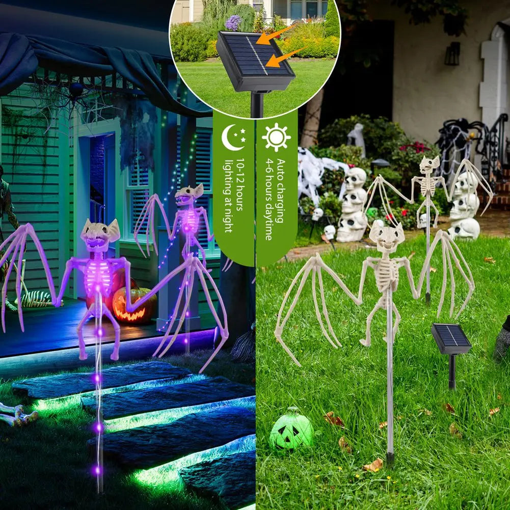CAMS Halloween Party Decorations 2PACKS Outdoor Solar Garden Lights