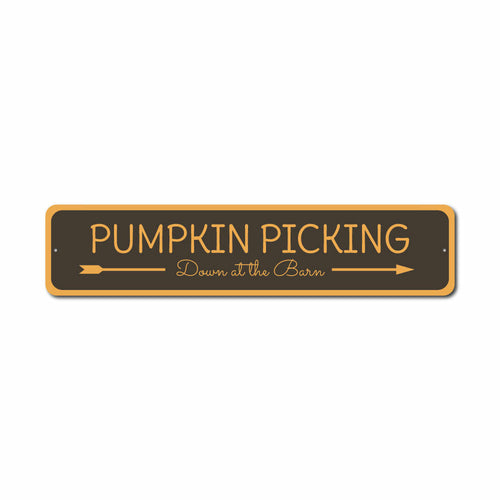 Pumpkin Picking Sign