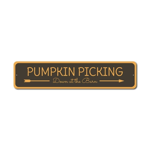 Pumpkin Picking Sign
