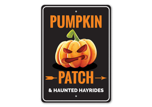 Pumpkin Patch Jack O Lantern Sign