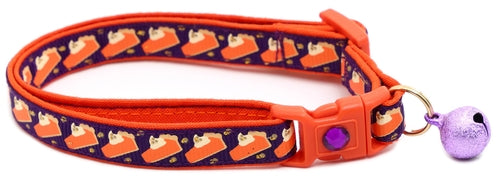 CAMS Pumpkin Pie Slices Breakaway Cat Collar