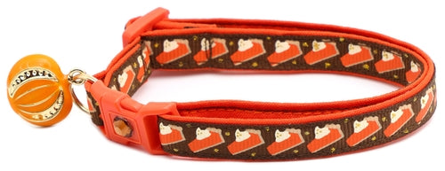 CAMS Pumpkin Pie Slices Breakaway Cat Collar