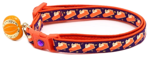CAMS Pumpkin Pie Slices Breakaway Cat Collar