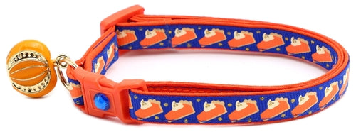 CAMS Pumpkin Pie Slices Breakaway Cat Collar