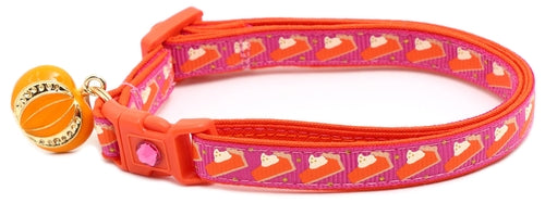 CAMS Pumpkin Pie Slices Breakaway Cat Collar