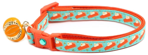 CAMS Pumpkin Pie Slices Breakaway Cat Collar