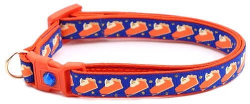 CAMS Pumpkin Pie Slices Breakaway Cat Collar