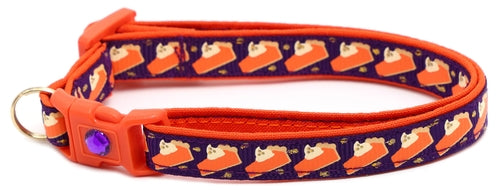 CAMS Pumpkin Pie Slices Breakaway Cat Collar