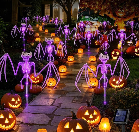 CAMS Halloween Party Decorations 2PACKS Outdoor Solar Garden Lights
