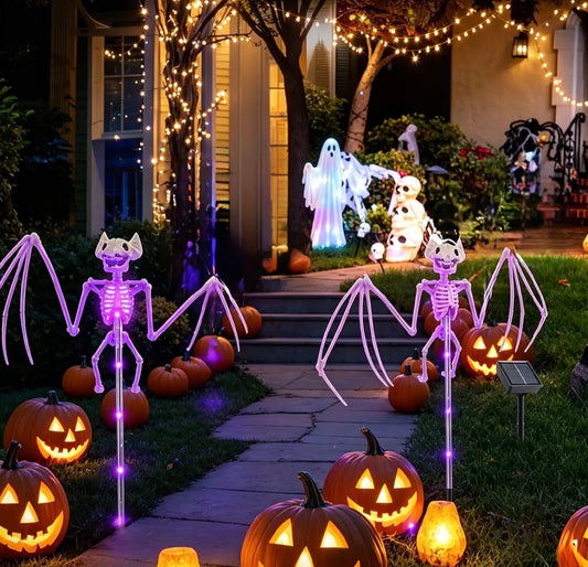 CAMS Halloween Party Decorations 2PACKS Outdoor Solar Garden Lights