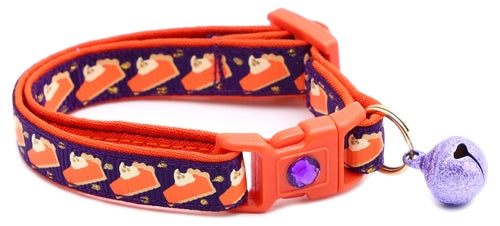 CAMS Pumpkin Pie Slices Breakaway Cat Collar