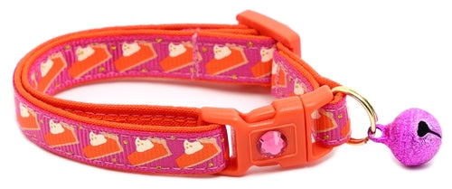 CAMS Pumpkin Pie Slices Breakaway Cat Collar