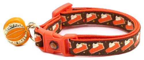 CAMS Pumpkin Pie Slices Breakaway Cat Collar