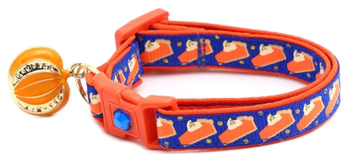 CAMS Pumpkin Pie Slices Breakaway Cat Collar