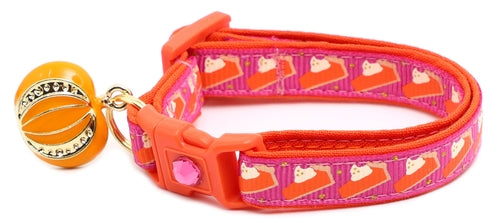 CAMS Pumpkin Pie Slices Breakaway Cat Collar