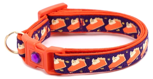 CAMS Pumpkin Pie Slices Breakaway Cat Collar