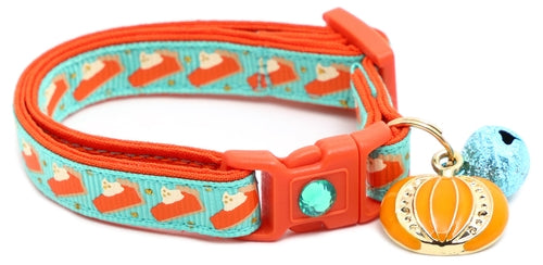 CAMS Pumpkin Pie Slices Breakaway Cat Collar