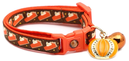 CAMS Pumpkin Pie Slices Breakaway Cat Collar