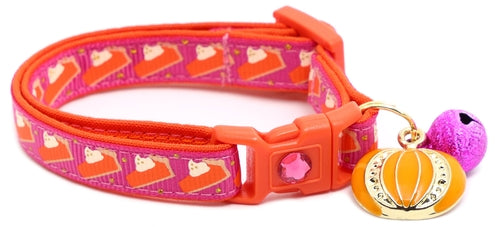 CAMS Pumpkin Pie Slices Breakaway Cat Collar