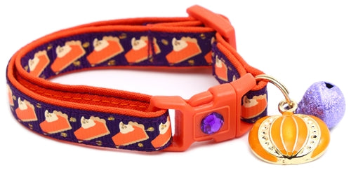 CAMS Pumpkin Pie Slices Breakaway Cat Collar