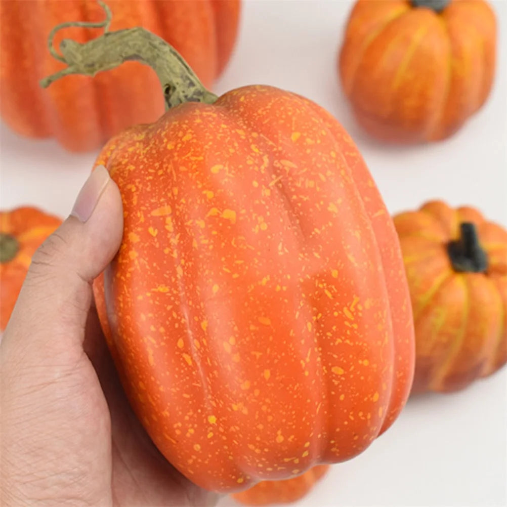CAMS 7Pcs  Artificial Pumpkin Decor for Halloween