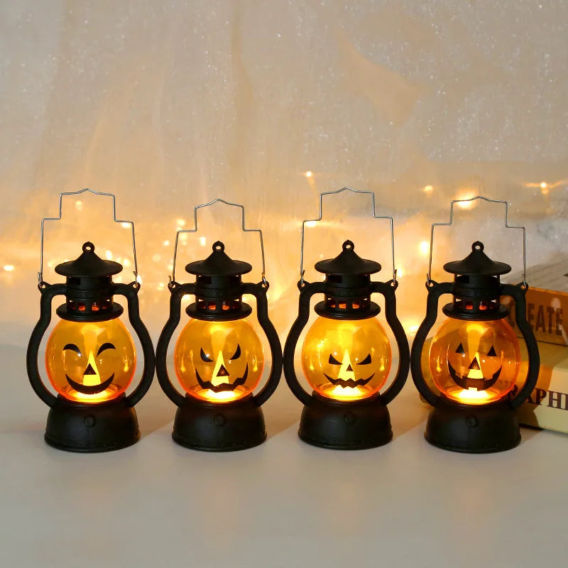 CAMS Halloween LED Hanging Pumpkin Lantern