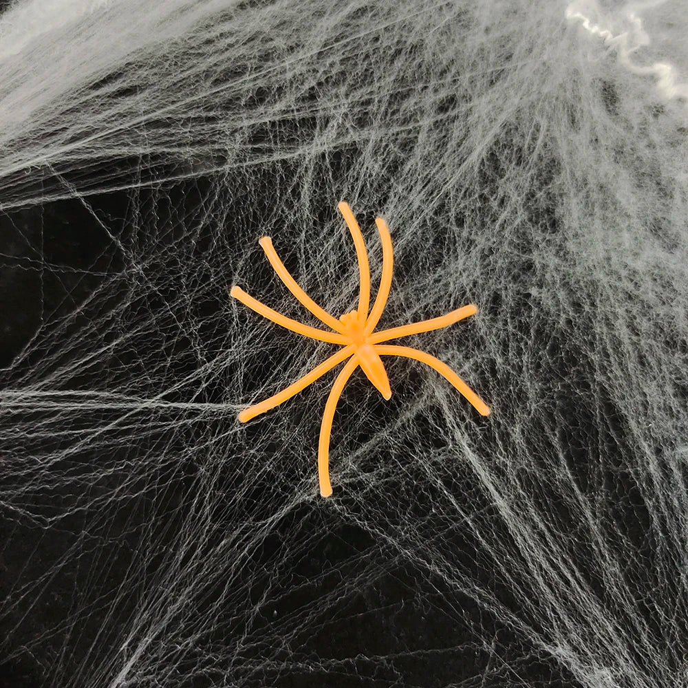 CAMS Halloween Decorations Artificial Spider Web