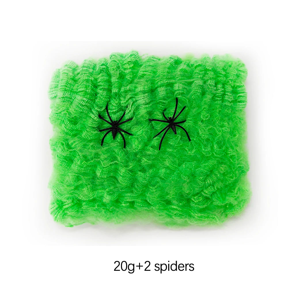 CAMS Halloween Decorations Artificial Spider Web