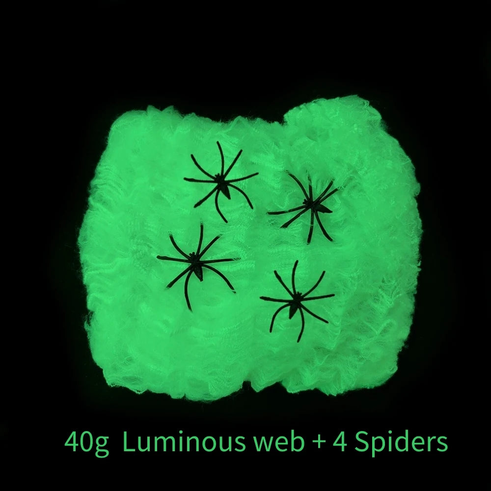 CAMS Halloween Decorations Artificial Spider Web