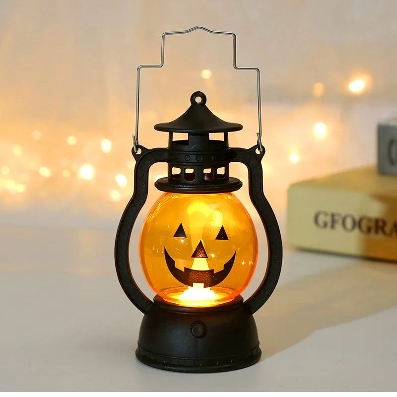 CAMS Halloween LED Hanging Pumpkin Lantern