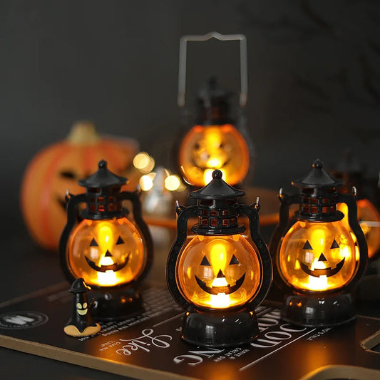 CAMS Halloween LED Hanging Pumpkin Lantern