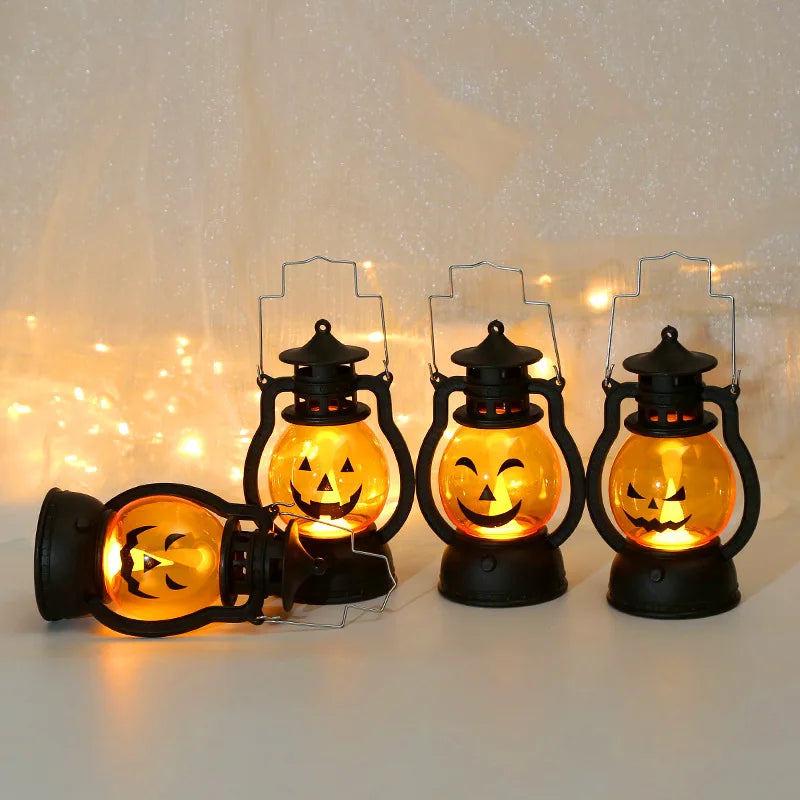 CAMS Halloween LED Hanging Pumpkin Lantern