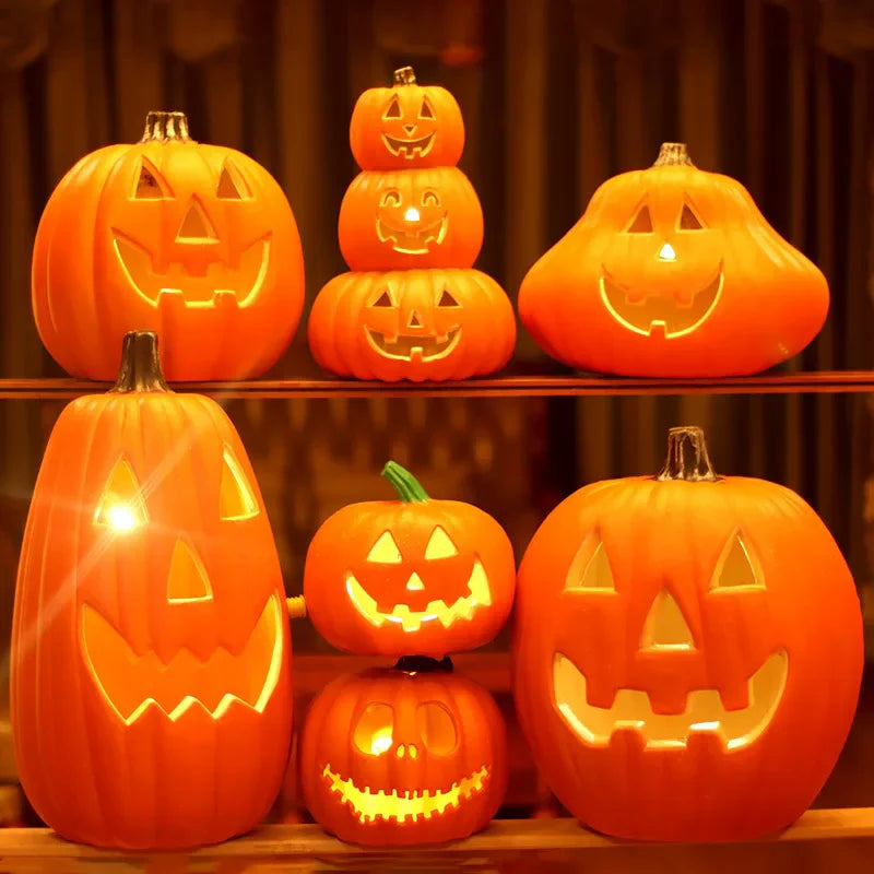 CAMS Halloween Props Lantern Decor Pumpkin Decoration Pumpkin Light Outdoor Halloween Decorationsation