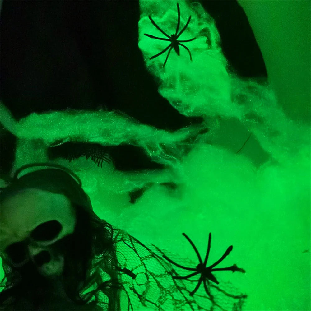 CAMS Halloween Decorations Artificial Spider Web