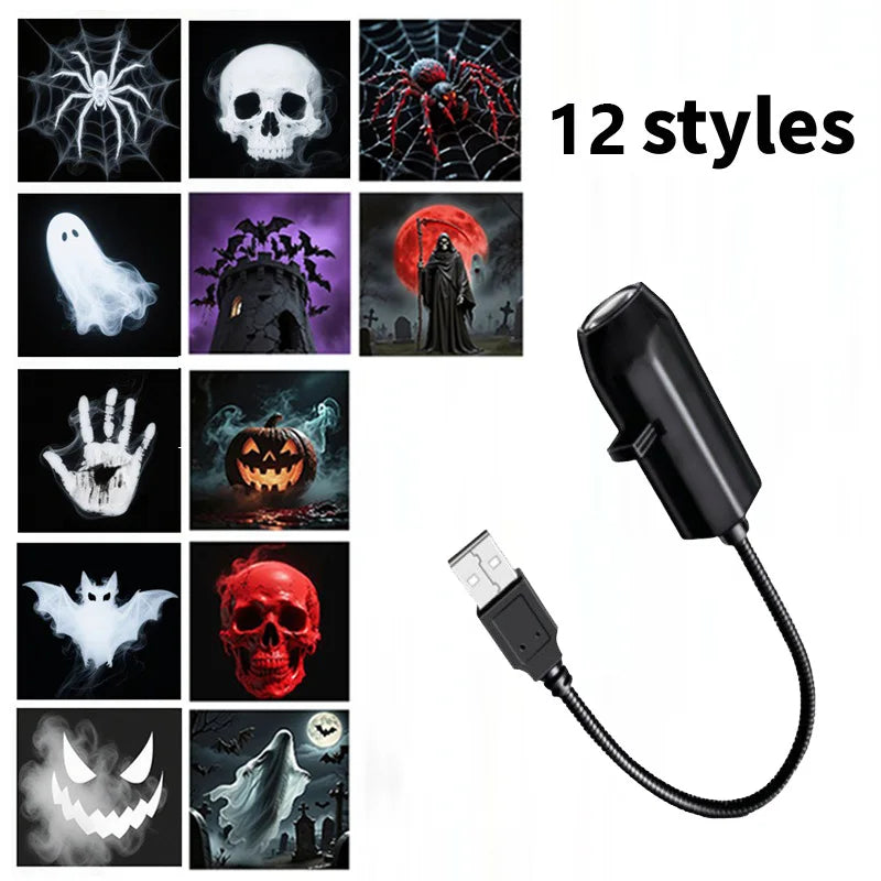 CAMS Halloween Ghost & Skull Projector Light