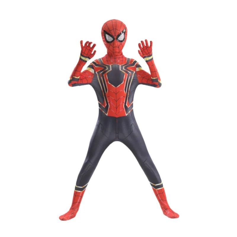 CAMS Miles Morales Full Zentai Cosplay Suit Spider Theme Outfit Halloween Party Costume Collectible Holiday Gift For Cos Fans