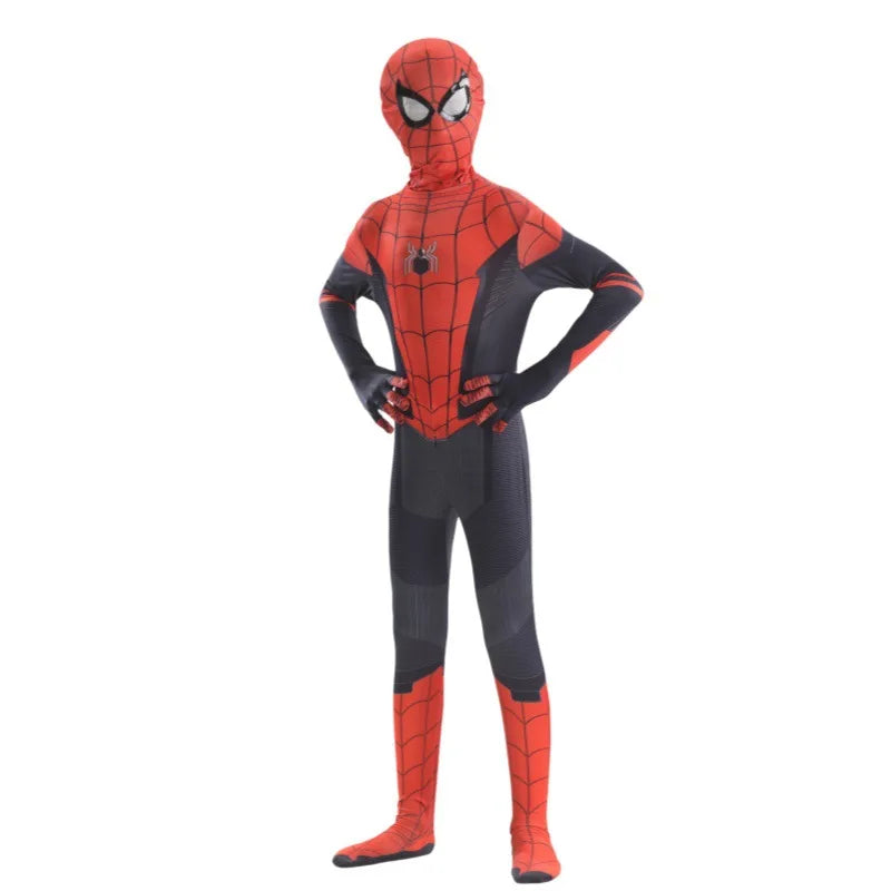 CAMS Miles Morales Full Zentai Cosplay Suit Spider Theme Outfit Halloween Party Costume Collectible Holiday Gift For Cos Fans
