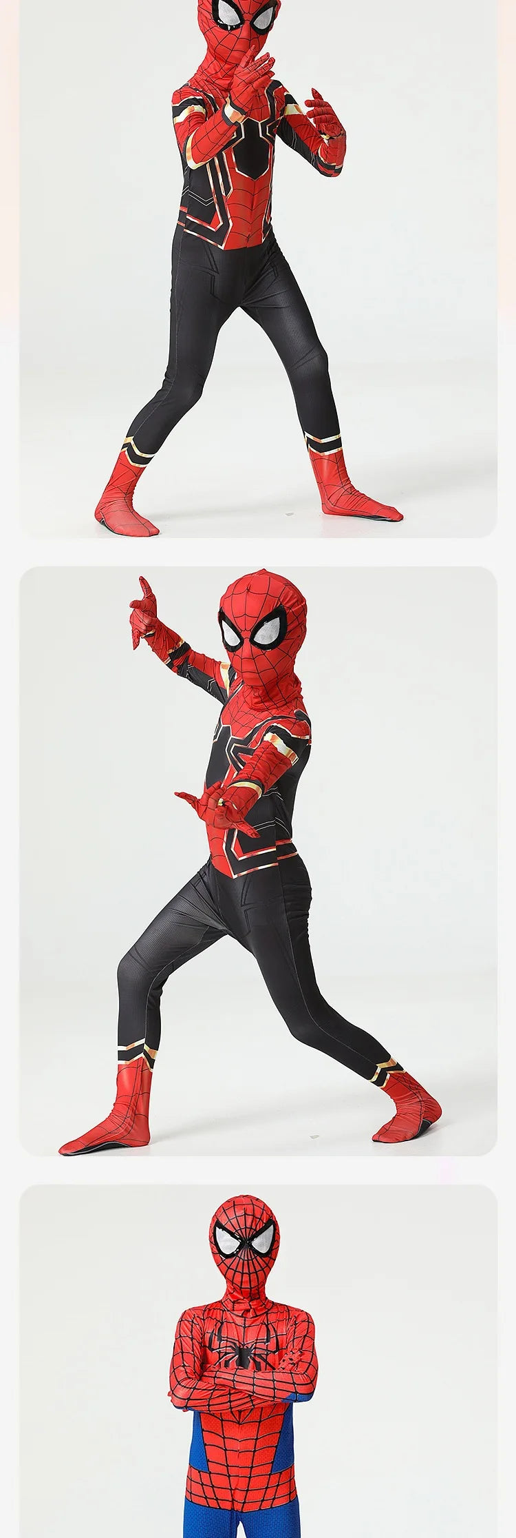 CAMS Halloween Role‑Play Bodysuit Stretchy Full Jumpsuit With Headcover Hero Themed Outfit For Cosplay Enthusiasts