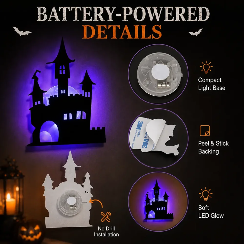 CAMS LED Halloween 3DWall Stickers