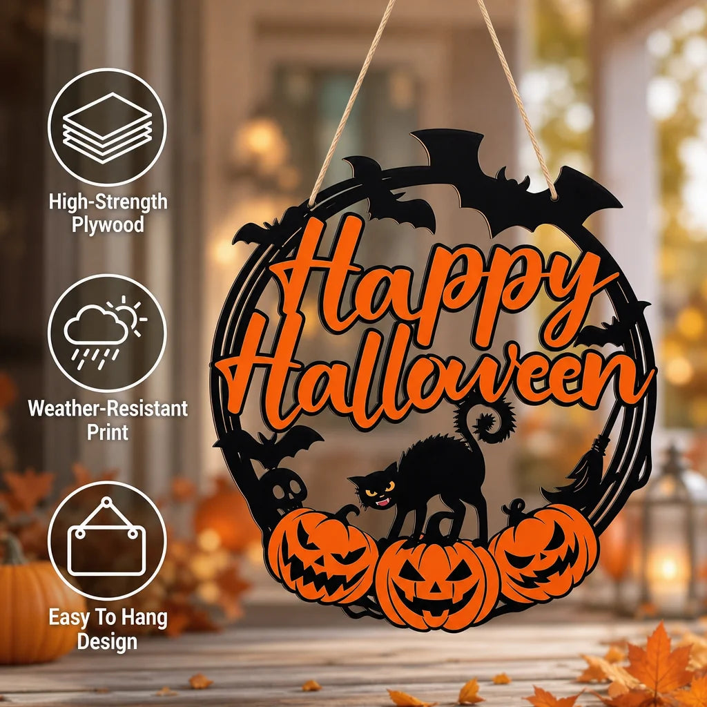 CAMS Wooden Halloween Decoration