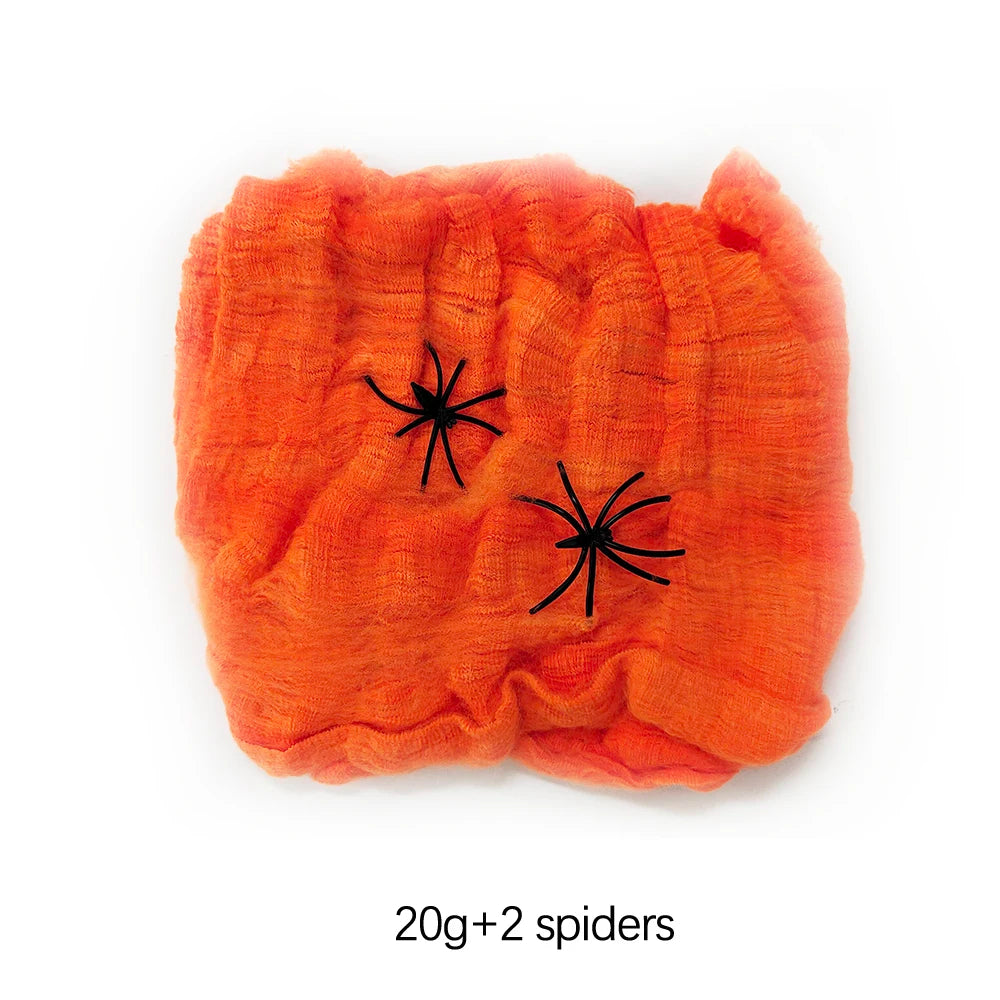 CAMS Halloween Decorations Artificial Spider Web