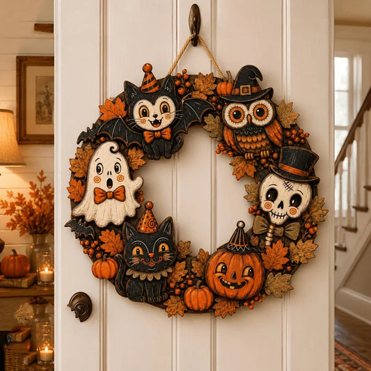CAMS Halloween Wooden Wreath Sign