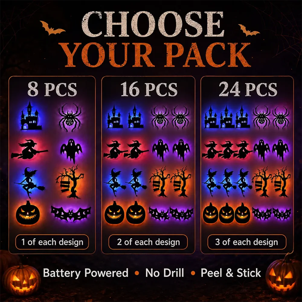 CAMS LED Halloween 3DWall Stickers