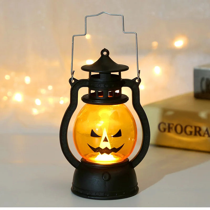 CAMS Halloween LED Hanging Pumpkin Lantern