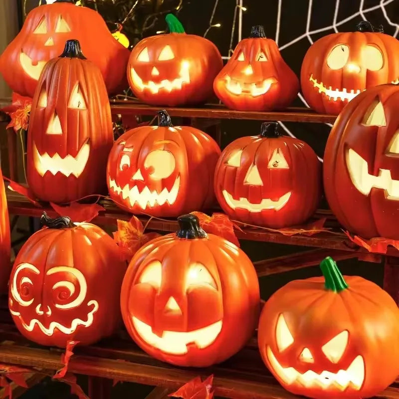 CAMS Halloween Props Lantern Decor Pumpkin Decoration Pumpkin Light Outdoor Halloween Decorationsation