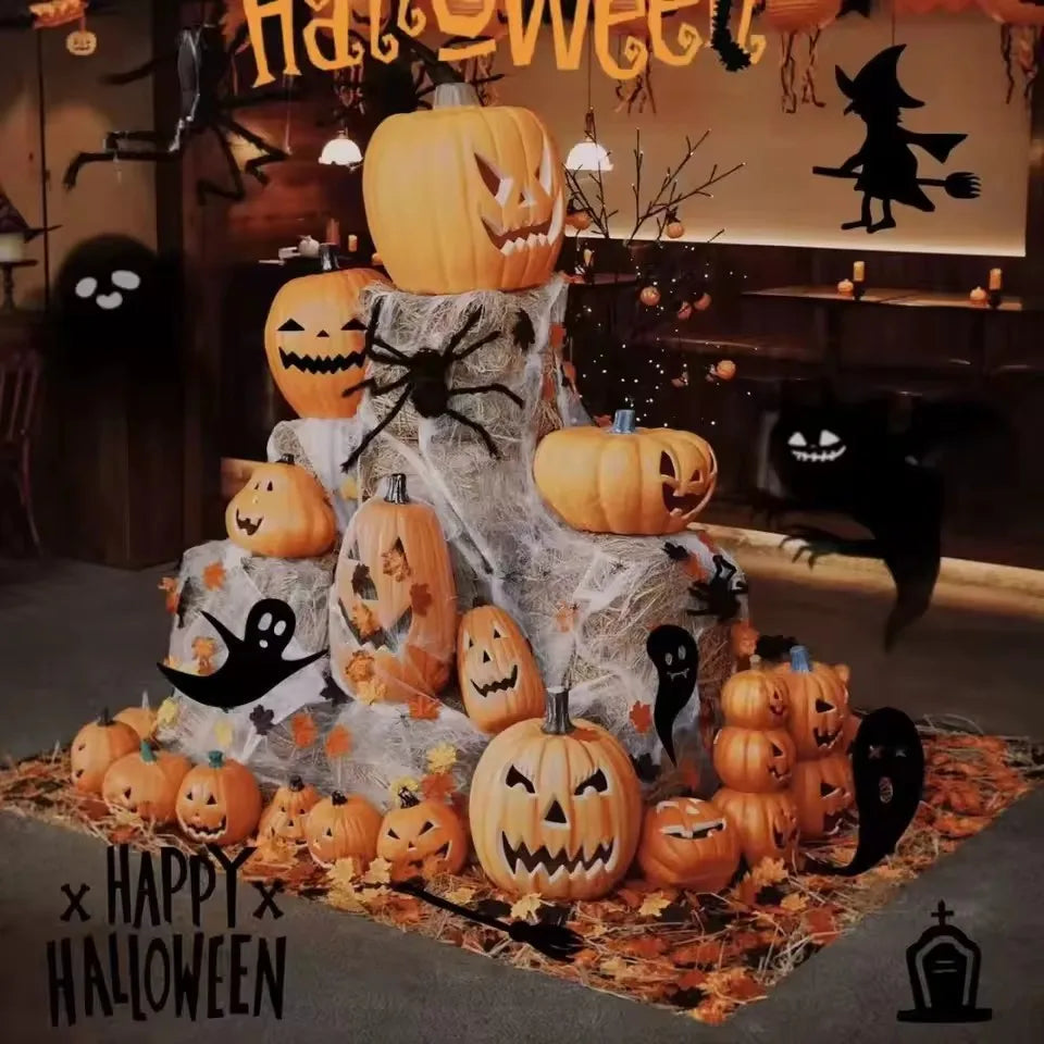 CAMS Halloween Props Lantern Decor Pumpkin Decoration Pumpkin Light Outdoor Halloween Decorationsation