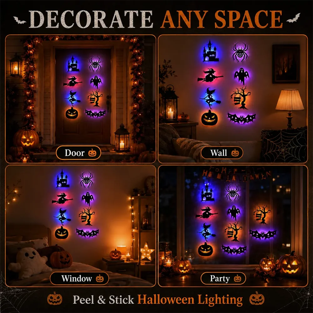 CAMS LED Halloween 3DWall Stickers