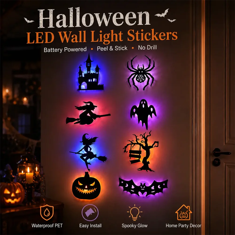 CAMS LED Halloween 3DWall Stickers