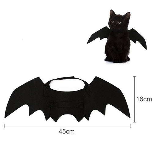 CAMS Halloween Cat Costume Small Pet Cat Bat Wings